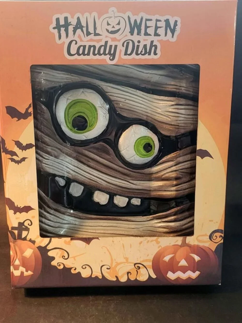 Vintage American Greetings Halloween Mummy Candy Dish
